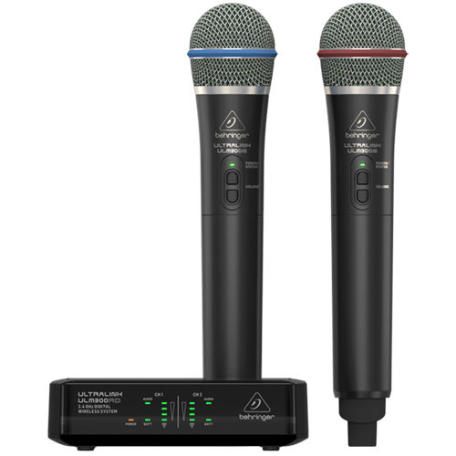 Двуканална безжична микрофонна система Bеhringer ULM302