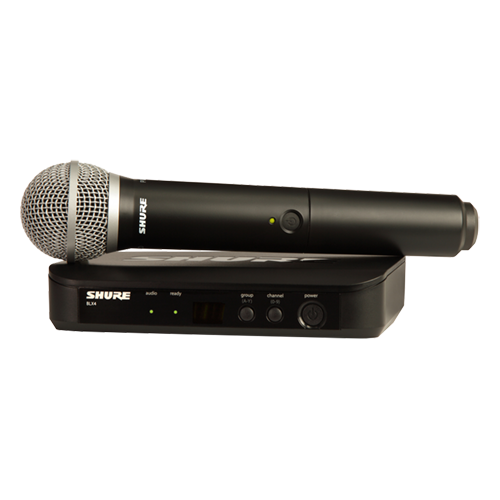 Вокален безжичен микрофон SHURE BLX24/PG58 M17